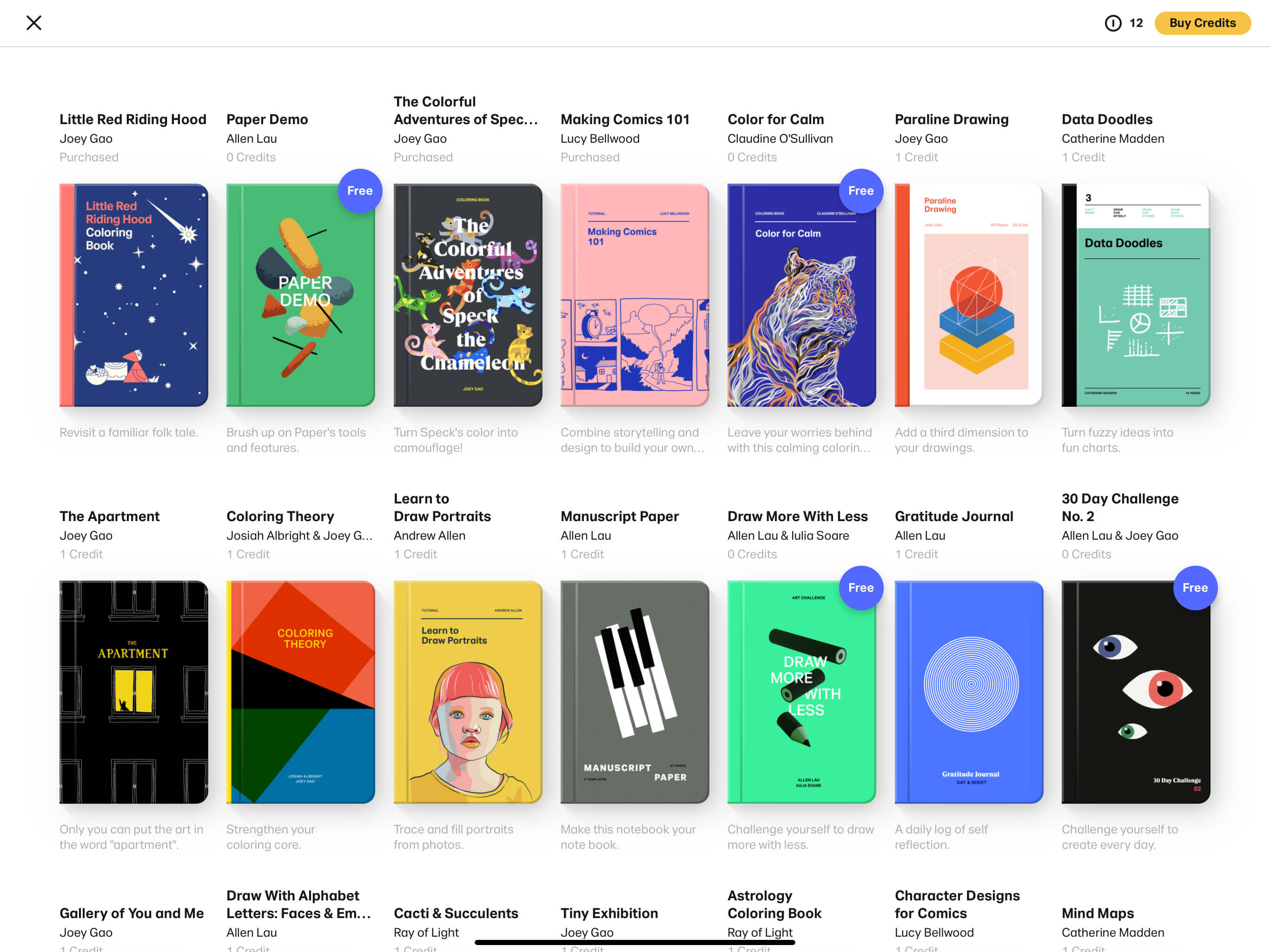 Paper by WeTransfer Simple Sketch App